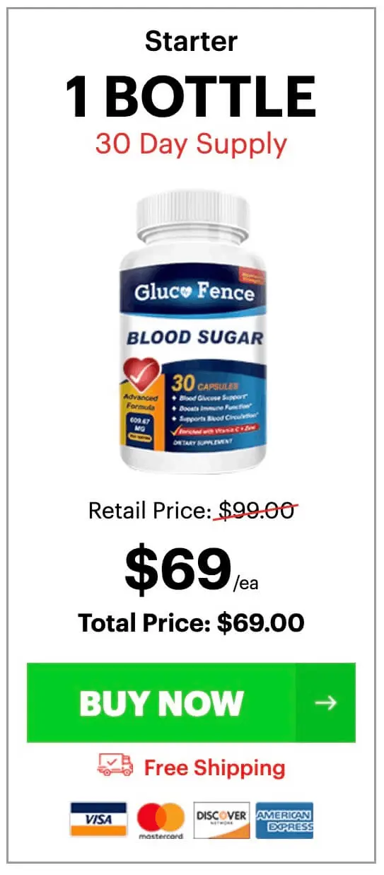 GlucoFence 1 bottle price